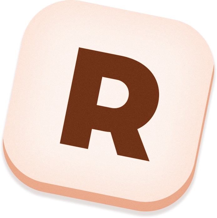 Letter R tile